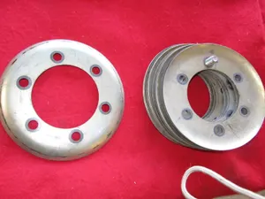 Aircraft Spinner forward steel doubler / bulkhead Grumman Tiger only, 1/2" holes